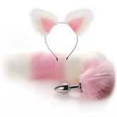 Bunny Tail Butt Plug With Ear Headband